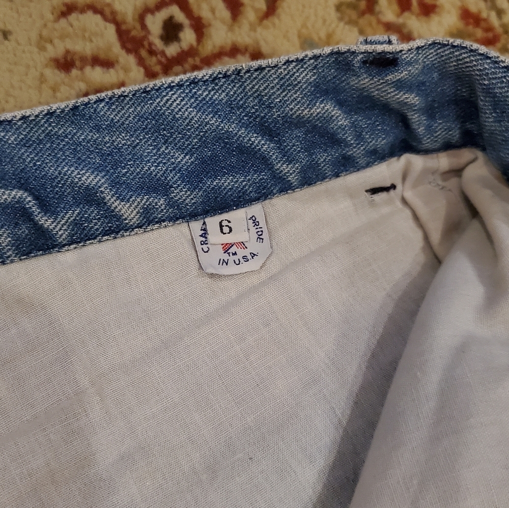 Vintage 80s Opal by Hot Property Allover Studded High Rise Jeans, Size 6 - Picture 7 of 10